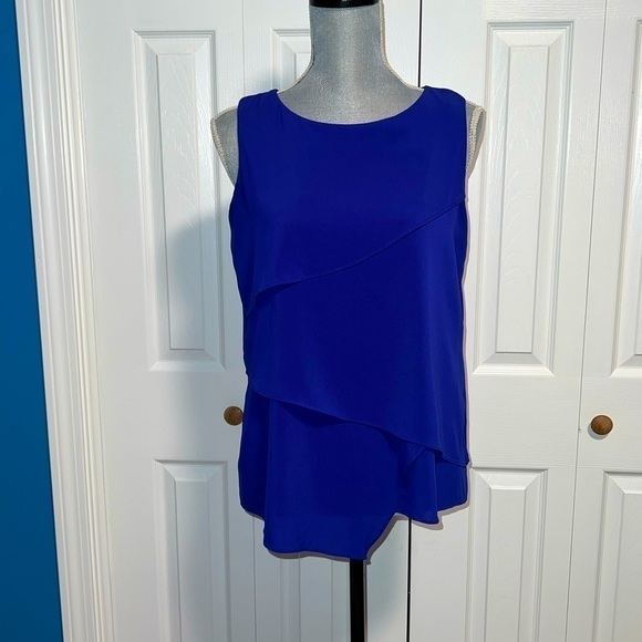 Calvin Klein women's ruffle tank Small - Picture 2 of 8